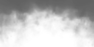 Şeffaf sis ya da duman etkisi. Beyaz sis, bulanıklık, ya da temiz bir arkaplanda sis. Atmosferik sisin gerçekçi vektör çizimi.        