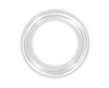 Temiz dairesel cam levha gösteriliyor