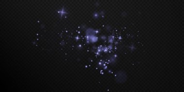 Mavi röfleli ve kıvılcımlı Noel dokusu. Bokeh ışık efekti illüstrasyonu.     