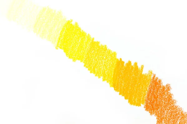 白い背景に鉛筆で色を描く — ストック写真