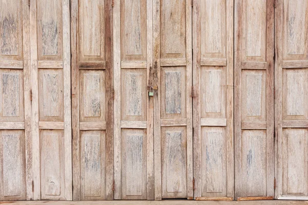 Старая Деревянная Дверь Антикварная Дверь Винтажный Стиль Двери Которая Настоящее — стоковое фото