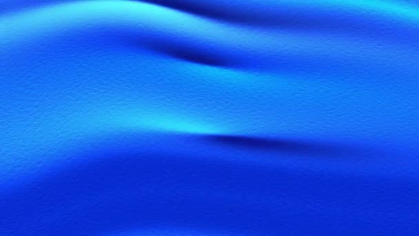 Getextureerde Lederen Neon Golvende Achtergrond Geanimeerde Digitale Blauwe Cyaan Zachte — Stockvideo
