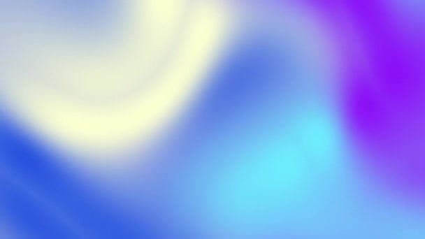 Světle Rozostřená Modrá Fialová Fialová Bílá Abstraktní Gradient Pozadí Zrnitou — Stock video
