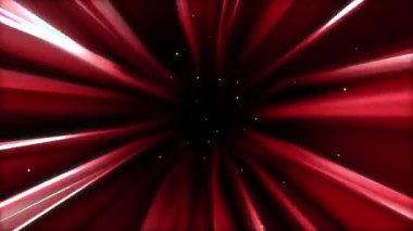 Siyah arka planda kırmızı bir tünel. Uzayda kırmızı maddenin hızı. Damarlardaki kan parçacıkları. Bir aşığın yolculuğu. 4k, 60 fps, HD. Kainat koridorunda uçan karanlık eğimli ışınlar..