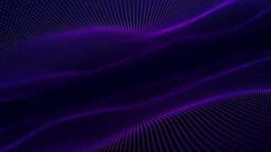 Paralel mor dalgalar. Mor simetrik dalgalar. Sıvı, pürüzsüz bakır formunda pürüzsüz hareket. Gül suyunun yüzeyi. Floresan doğrusal dalgalar. Döngülü uzay. Dijital Ufuk.