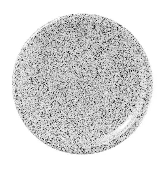 Graue Granit Textur Platte Isoliert — Stockfoto