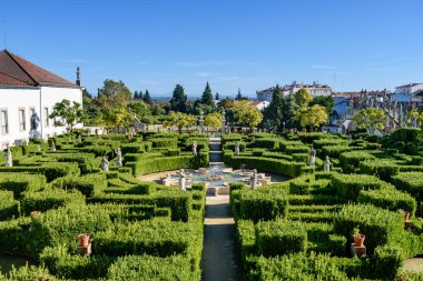 Castelo Branco Portekiz 'deki Pao do Obispo Garden merdivenleri.