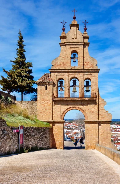 Bel Tower Castle Aracena Huelva Spanyolország — Stock Fotó