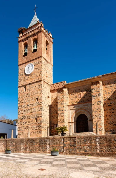 Tower Catholic Church Almonaster Real Huela Spain — Stock Photo, Image