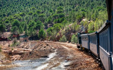 Rio Tinto eski tren ve maden demiryolu, Huelva, İspanya