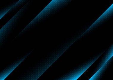 Mavi ve siyah eğim ve kare noktalar arkaplan.