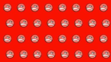 Çizgi film simgesi emoji ikonu gülen yüzüyle kusursuz bir animasyon modeliName