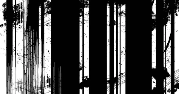 Vector Gelaagde Illustratie Van Abstracte Grunge Halve Toon Zwart Wit — Stockvector
