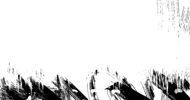 Soyut grunge yarım ton siyah ve beyaz sıkıntılı arkaplanının vektör katmanlı çizimi