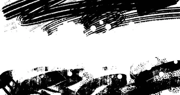 Vektor Réteges Illusztrációja Absztrakt Grunge Félhang Fekete Fehér Zaklatott Háttér — Stock Vector