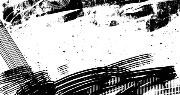 Vetor Camadas Ilustração Abstrato Grunge Meio Tom Preto Branco Angustiado —  Vetores de Stock