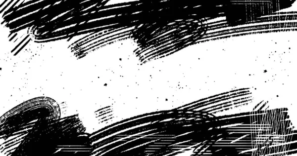 抽象的なグランジ ハーフトーン ブラックとホワイト ディストレディドの背景のベクトル レイヤー イラスト — ストックベクタ