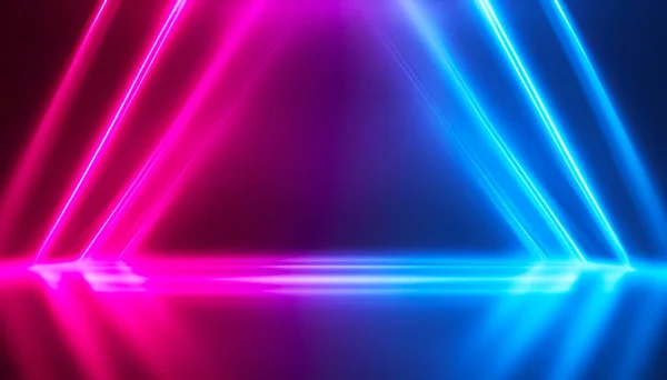 Abstracte Kleurrijke Neon Ruimte Gloeiende Lichten Achtergrond — Stockfoto