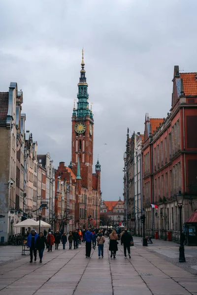 stock image Gdansk, Poland 5.4.2023 The Long Street. High quality photo