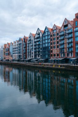 Gdansk, Polonya 5.4.2023 Polonya 'nın Gdansk şehir merkezi. Yüksek kalite fotoğraf