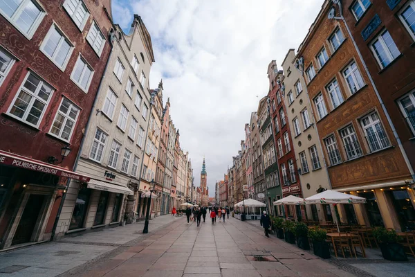 stock image Gdansk, Poland 5.4.2023 The Long Street. High quality photo