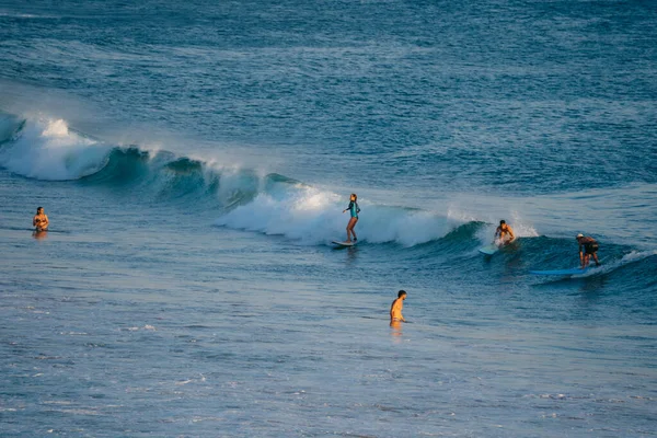 2023 Taghazout Maroko Urocza Nadmorska Wioska Maroku Znana Przerw Surfingowych Zdjęcia Stockowe bez tantiem
