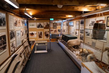 20.9.2023 Tromso, Norveç: Kutup Müzesi. Yüksek kalite fotoğraf