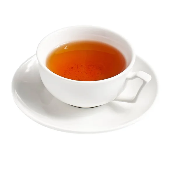 白い背景に隔離されたお茶のカップ — ストック写真