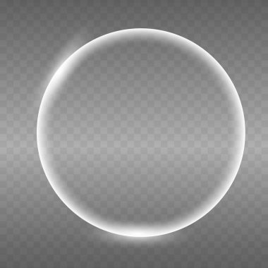 Işık efekti, beyaz iz dalgası. Beyaz çizginin kıvrımlı ışık etkisi. Parlak beyaz çember.