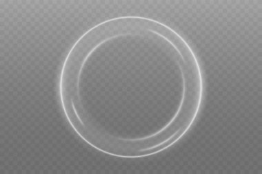 Parlak Dalga Hareketli Parlak Spiral Işık Dönüşü, Beyaz Parlayan Parçacıklar. Parlak gümüş neon halka çerçeve. Açık beyaz Twirl. Beyaz çizginin kıvrımlı ışık etkisi. Soyut lüks beyaz ışık