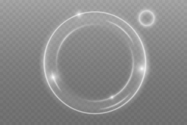 Parlak Dalga Hareketli Parlak Spiral Işık Dönüşü, Beyaz Parlayan Parçacıklar. Parlak gümüş neon halka çerçeve. Açık beyaz Twirl. Beyaz çizginin kıvrımlı ışık etkisi. Soyut lüks beyaz ışık