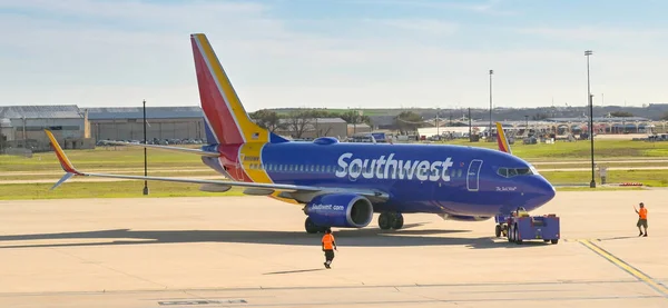 Austin Texas February 2023 Southwest Airlines Boeing 737 Passenger Jet — Stock Photo, Image