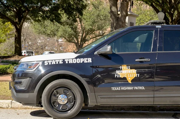 Austin Teksas Abd Şubat 2023 Texas Otoyol Devriyesi Eyalet Polisi — Stok fotoğraf