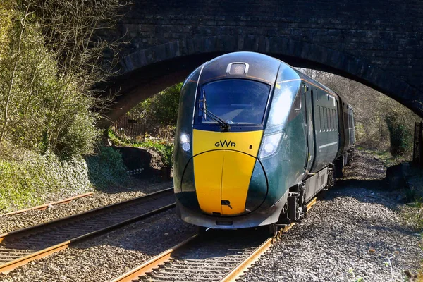 Pontyclun Wales 2022 Március Irány Nagy Nyugati Vasút Által Üzemeltetett — Stock Fotó