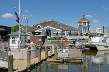 Alexandria, Virginia, ABD - 1 Mayıs 2024: İskenderiye Limanı