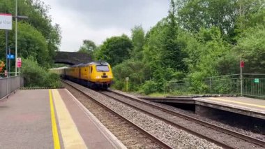 Pontyclun, Galler, İngiltere 20 Haziran 2025: Yeni Ölçüm Treni olarak Network Rail tarafından işletilen HS125 dizel tren rayların durumunu yüksek hızda izlemek için. 