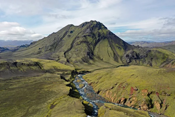 아이슬란드 피알라바카 보호구역의 화산과 — 스톡 사진