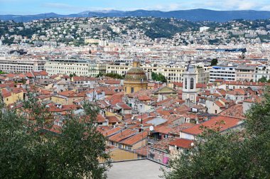 Güzel, Fransa ve kumsalı güneşli bir eylül gününde.