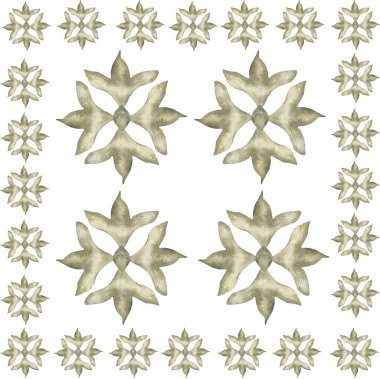 Suluboya seramik resimleri, Azulejos fayans parçaları, çiçek kompozisyonu