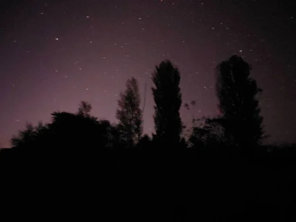 Hermoso Cielo Nocturno Con Las Estrellas —  Fotos de Stock