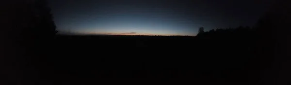 Mattina Notte Panorama Dell Alba — Foto Stock
