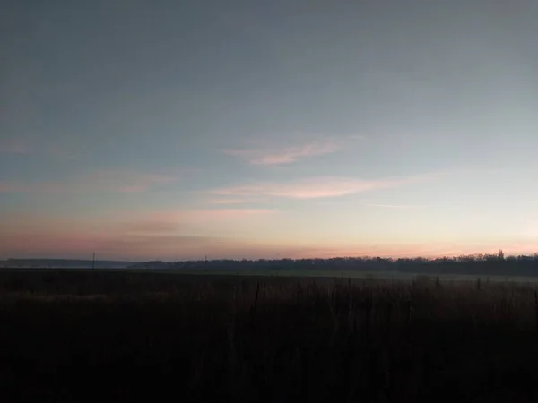 Panorama Dimineață Noapte Zorilor — Fotografie, imagine de stoc