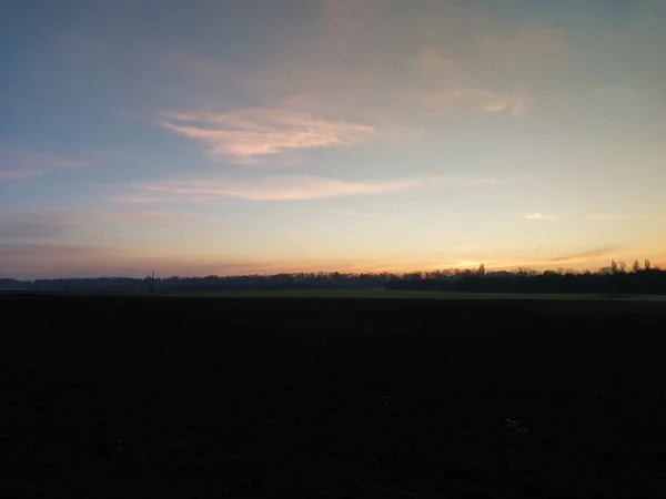 Morning Night Panorama Dawn — Stock Photo, Image