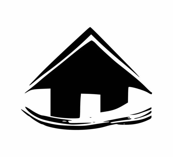 Развитие Недвижимости Логотип Сервисной Компании — стоковое фото