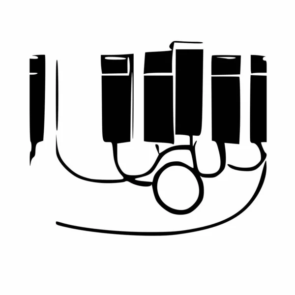 Logo Van Het Bedrijf Voor Productie Werking Van Laders Voor — Stockfoto