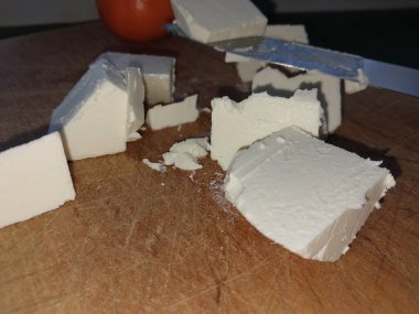 Feta peyniri diyet için sağlıklı süt ürünleri
