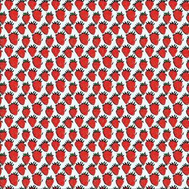 Kusursuz desenli Çizim Çilek