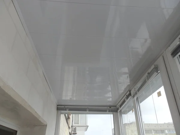 Warming Cladding Slabs Balcony Apartment House — Stock Photo, Image