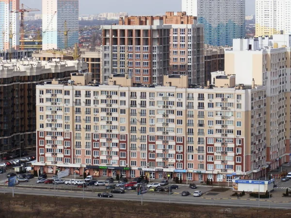 Kyiv Ukraine 2023 Panoramic View House — 스톡 사진