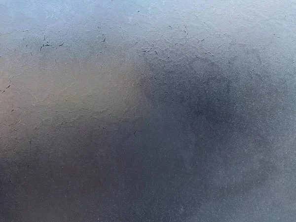 Geada Carro Congelado Vidro — Fotografia de Stock